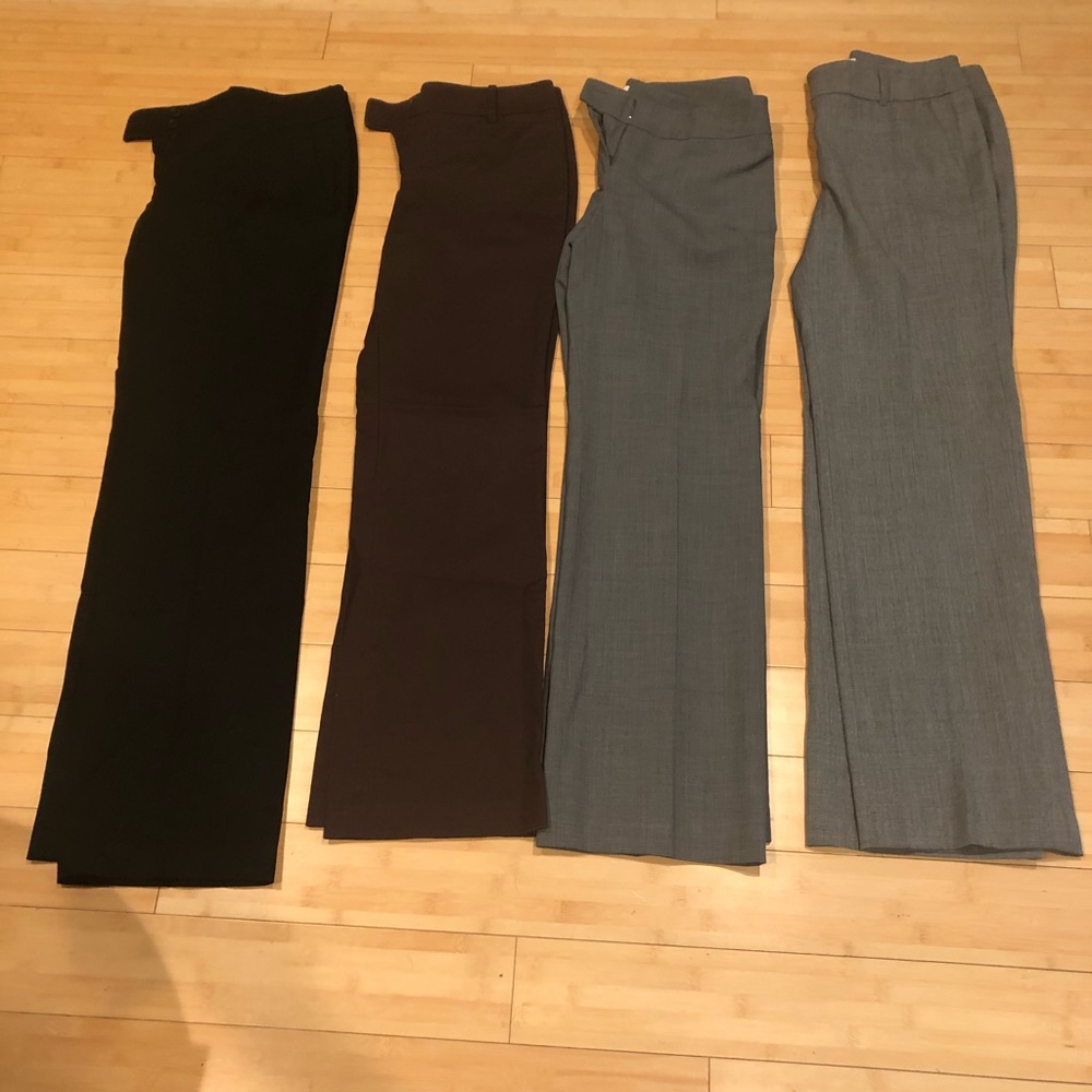 4 Pairs of LOFT Size 4 Work Pants